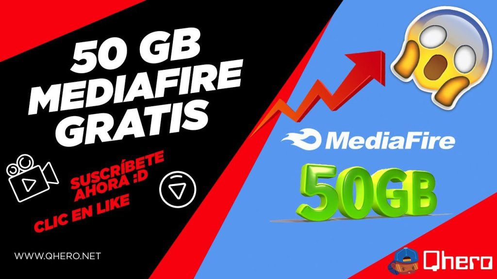 50 GB gratis en Mediafire