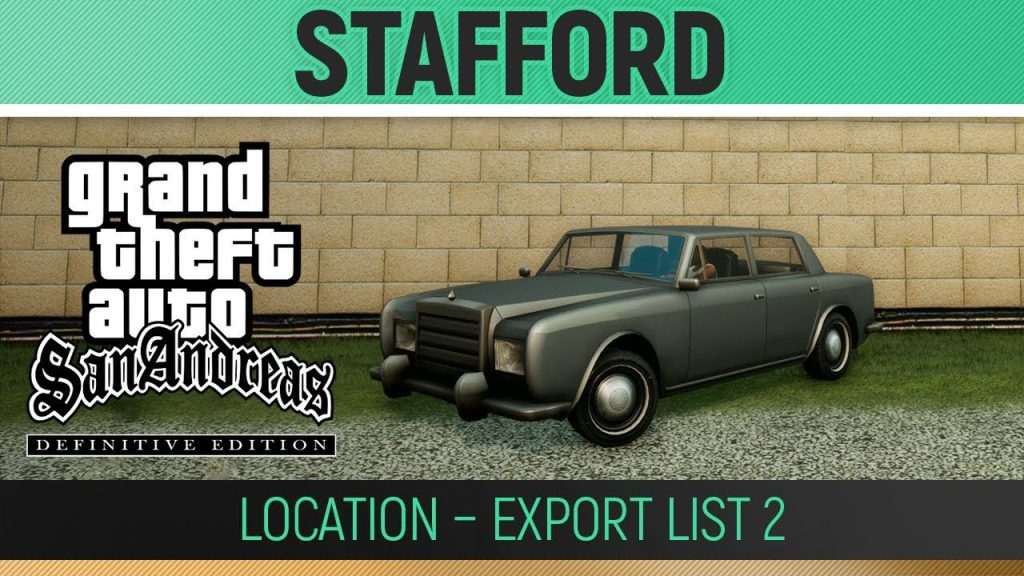 Dónde está el carro Stafford en GTA San Andreas