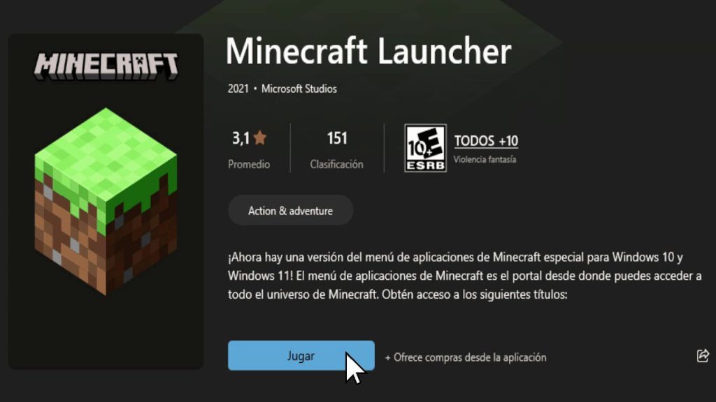 Dónde está el launcher de Minecraft