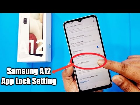 Cómo bloquear aplicaciones en Samsung Galaxy a12