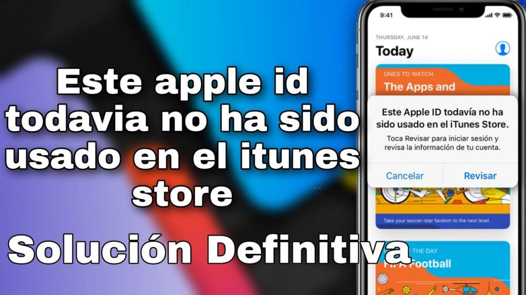Qué significa este Apple ID aún no se ha utilizado en App Store
