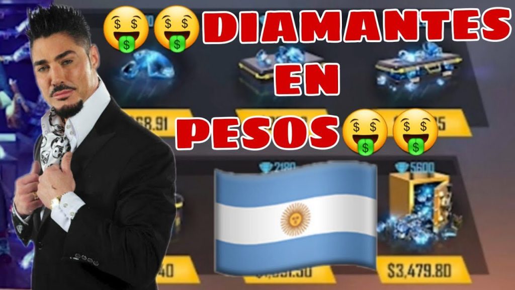Cuánto cuesta 310 diamantes en Free Fire en pesos argentinos