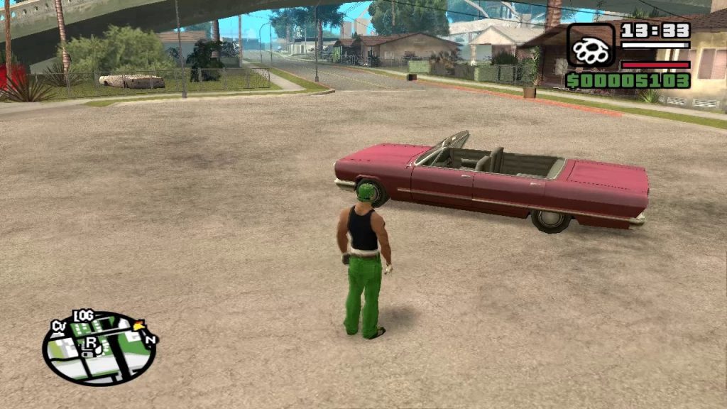 Cómo subir el techo de un carro en GTA San Andreas Android