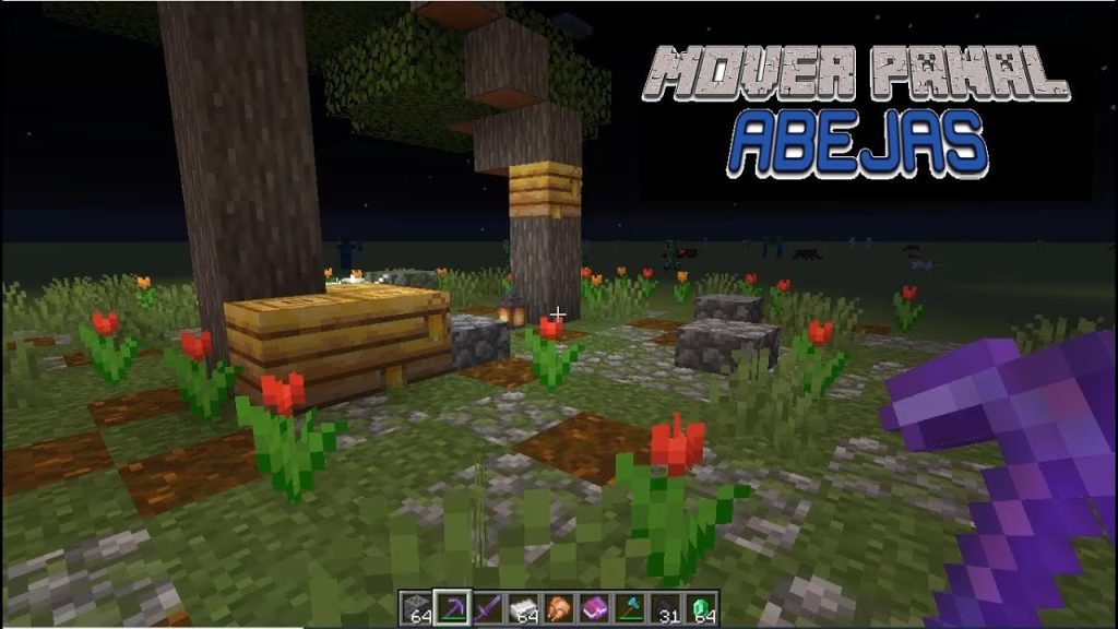 Cómo mover un panal de abejas en Minecraft