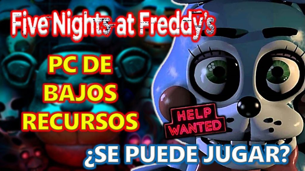 Cuánto de RAM se necesita para jugar Five Nights at Freddy’s