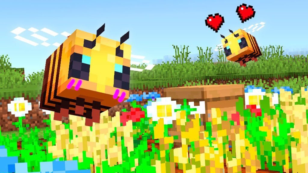 Qué flores les gusta a las abejas de Minecraft