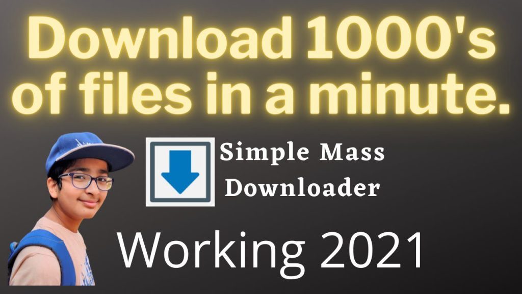 Cómo funciona simple Mass Downloader