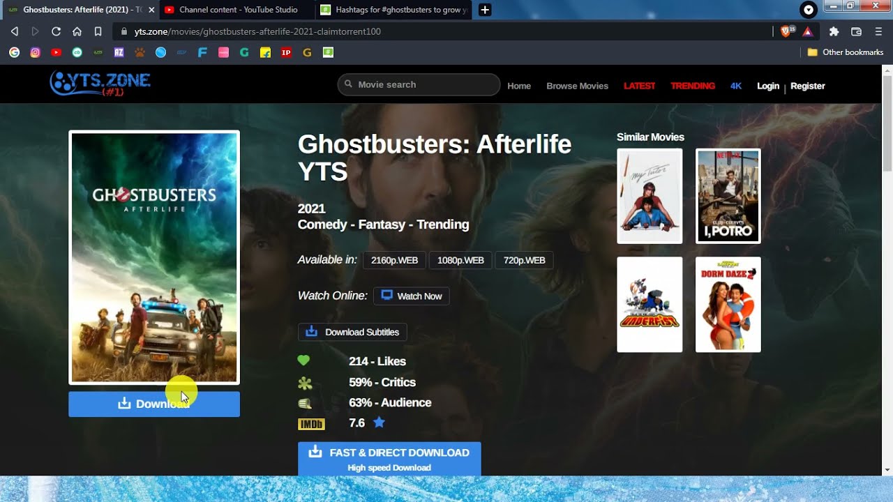 Descargar la pelicula Ghostbusters Afterlife en Mediafire Descargar la película Ghostbusters Afterlife en Mediafire